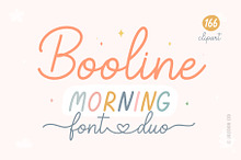 Booline Morning - Monoline Font Duo