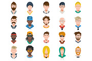 30 Fresh & Modern Avatars, an Icon by Flat Icons (Thumbnail 2 of 3)