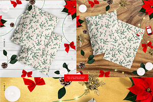 X-mas Polymailer Mailer 7xMock-ups