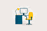 Teamwork, office life, a Person Illustration by Podis (Thumbnail 5 of 6)