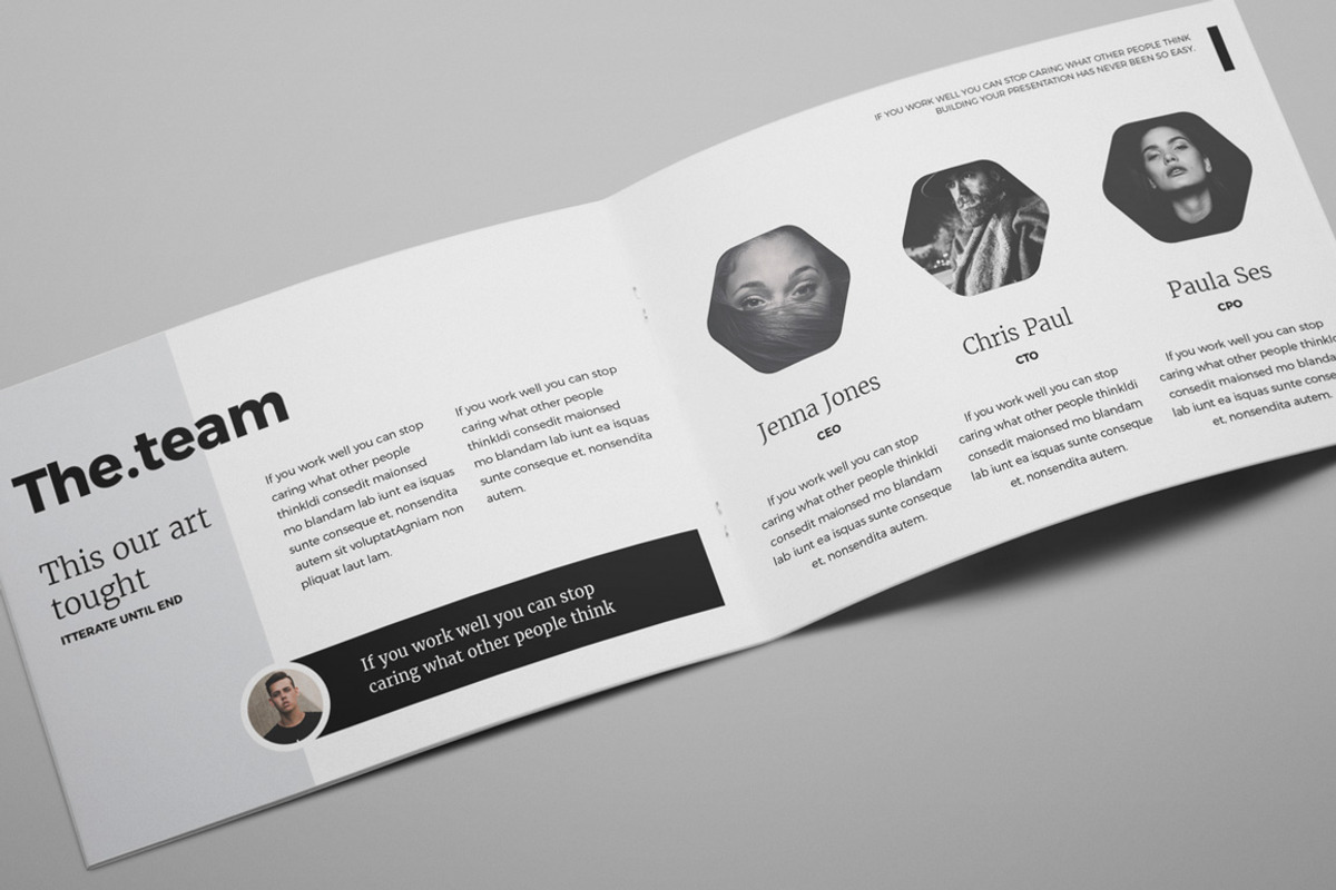 Focus Creative Agency Portfolio, a Brochure Template by Print design (Photo 3 of 7)