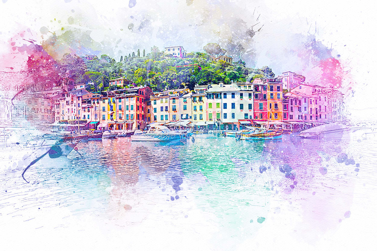 Architecture Watercolor Drawing, an Action Add-On by MRI STUDIO (Photo 7 of 11)