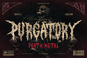 Purgatory, a Blackletter Font by Burntilldead (Thumbnail 2 of 13)