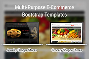 Grocery-Jewelry E-Commerce Bootstrap, a Bootstrap Template by Sainath Chillapuram (Thumbnail 1 of 3)
