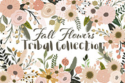 Fall Flowers Tribal Collection, an Object Graphic by Chus Moreno Studio (Thumbnail 1 of 3)
