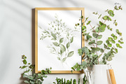 Light green, Greenery watercolor, a Texture Illustration by ollalya (Thumbnail 4 of 17)