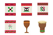 Kwanzaa Celebration Icons Set, a Templates & Theme by studiogstock (Thumbnail 3 of 3)