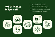 Nature Doodle Icon Set, an Outline Icon by Vectors Market (Thumbnail 2 of 8)
