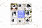 Funeral Bundle B&W Canva FR006, a Stationery Template by TyphoonStudio (Thumbnail 2 of 12)