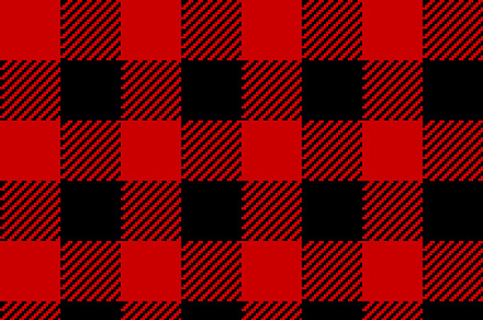 Red & Black Plaid Pattern
