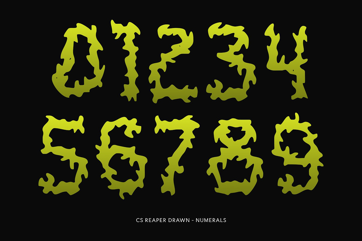 CS Reaper Drawn, a Blackletter Font by Craft Supply Co. (Photo 3 of 8)