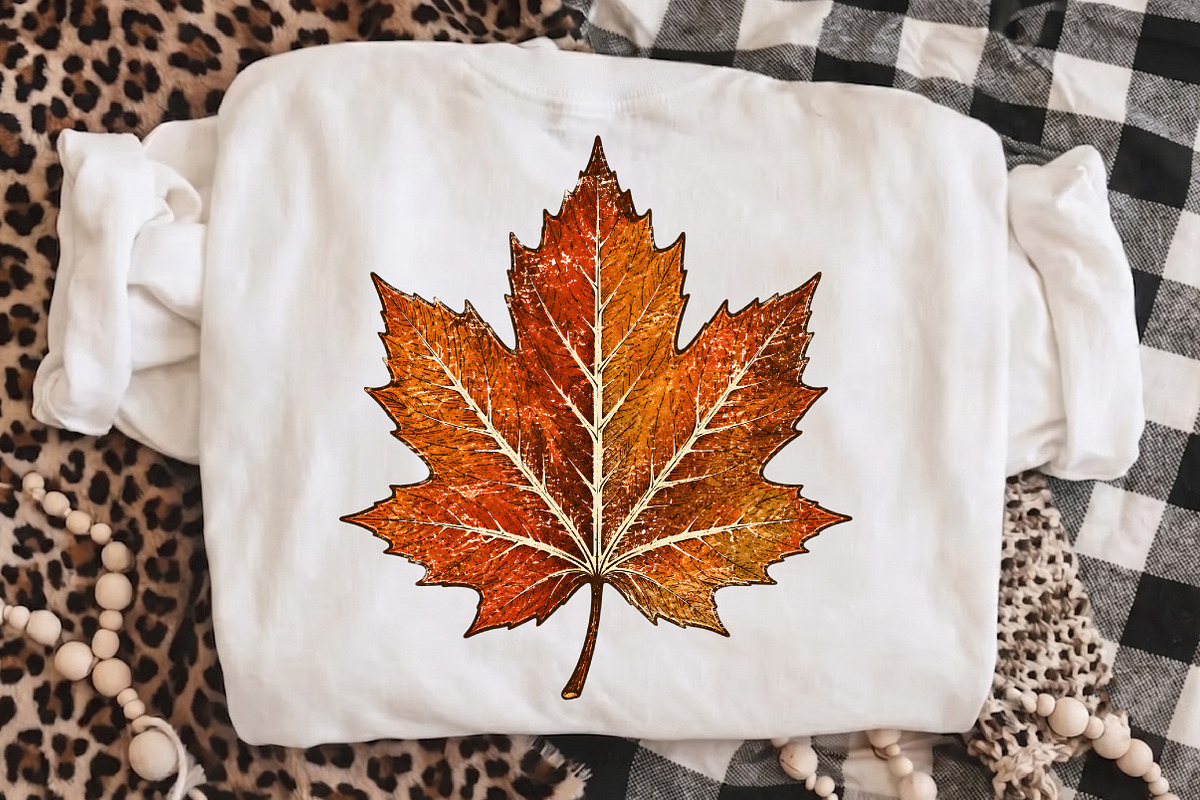 Fall Maple Leaf PNG,Vintage Autumn, an Object Illustration by Libby Wishes (Photo 3 of 3)