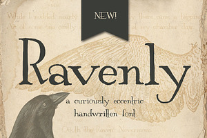 Ravenly Hand Written Font