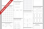 Editable social media planner bundle, a Stationery Template by Design Zone (Thumbnail 3 of 9)