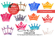Crest Creator - Creative Bundle Set, an Illustration by SmallHouseBigPony (Thumbnail 12 of 23)