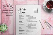 Simple Resume Template, a Resume Template by Templates by Maggie (Thumbnail 1 of 4)