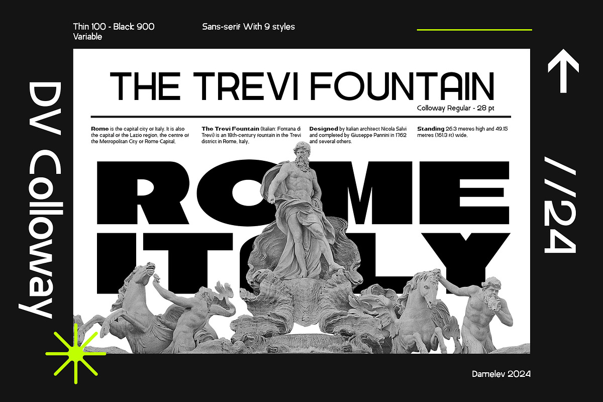 DV Colloway, a Sans Serif Font by Damelev (Photo 6 of 14)