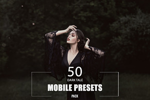 50 Dark Tale Mobile Presets Pack