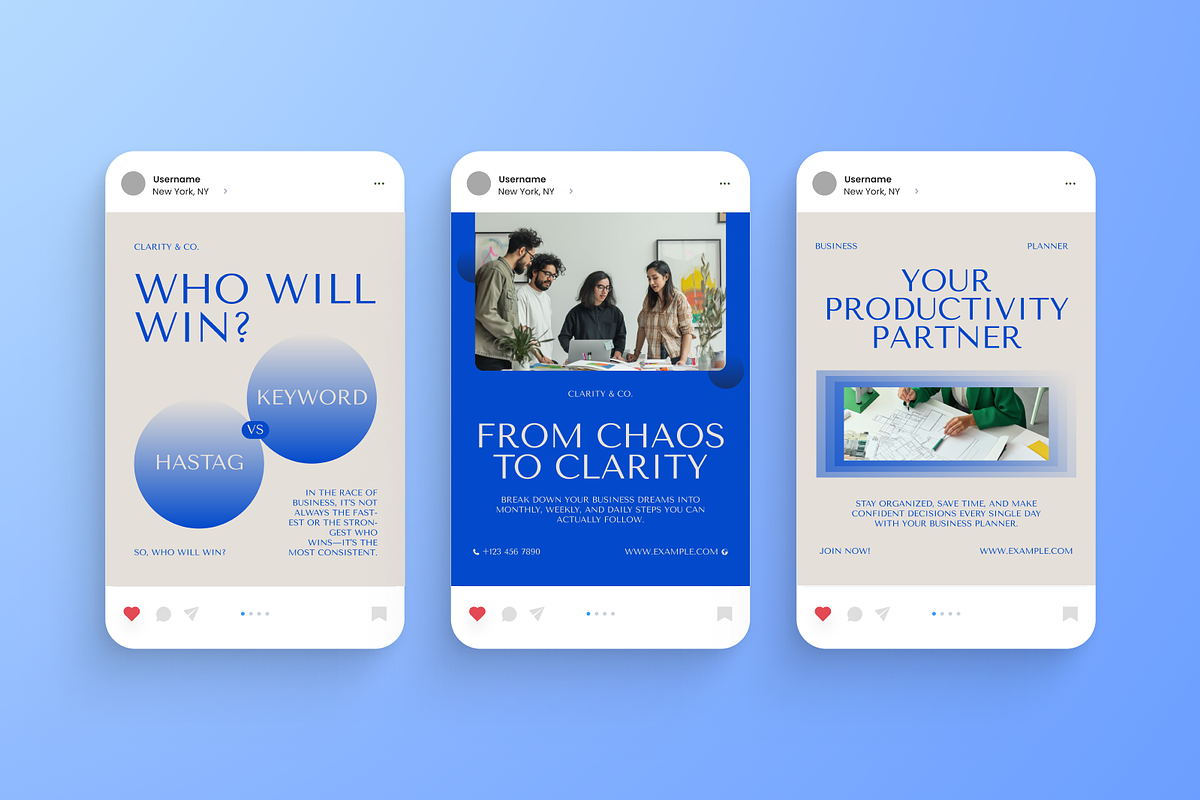 Business Planner Instagram Post, a Social Media Template by Annora Studio (Photo 5 of 6)