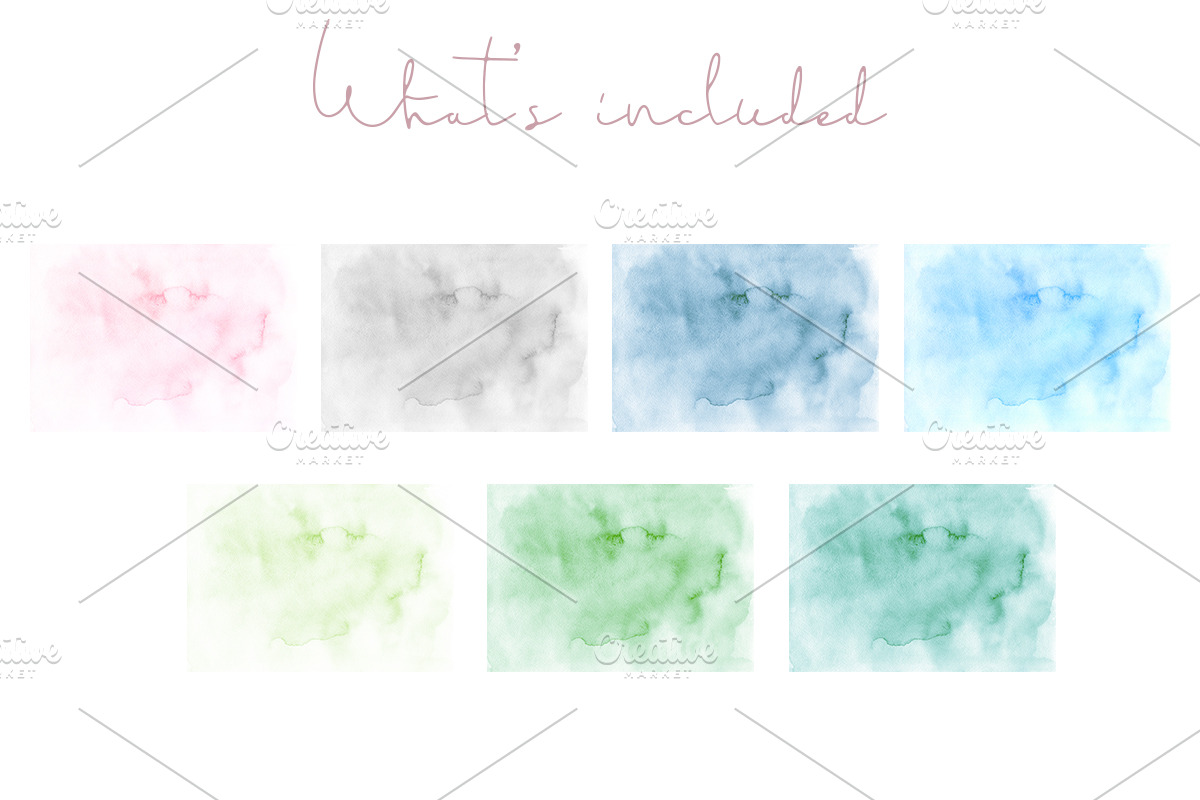Blush Watercolor Texture & 18 Colors, a Texture Graphic by ARg Design (Photo 4 of 24)