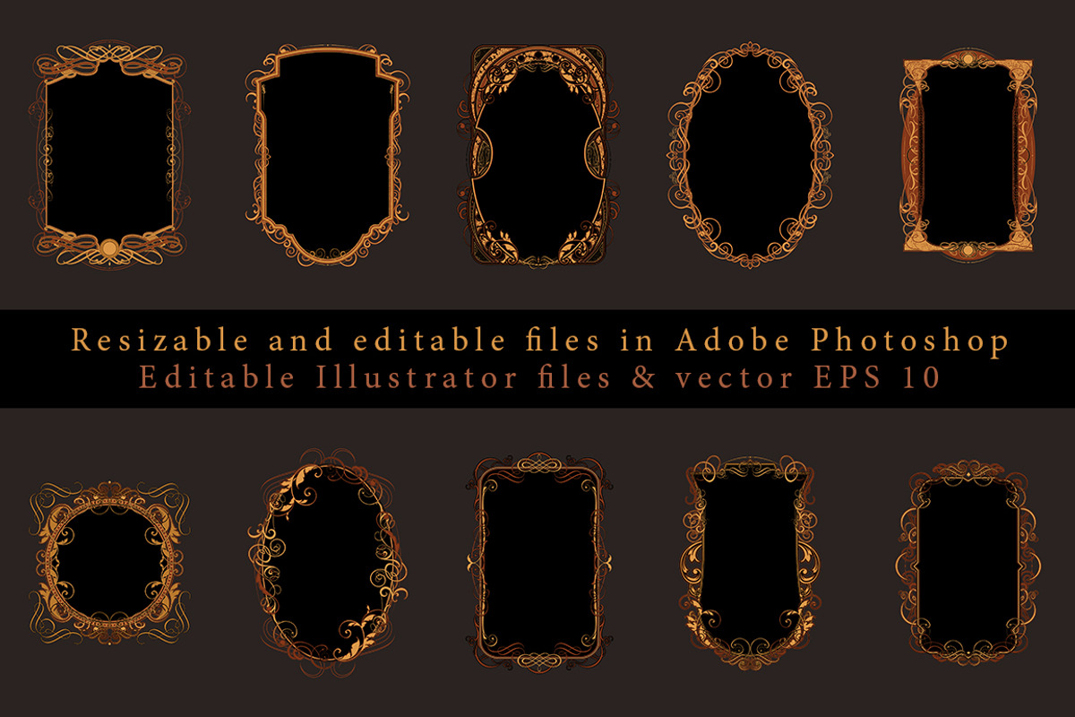 10 Frames Vol.4 - Vintage Ornament preview 3