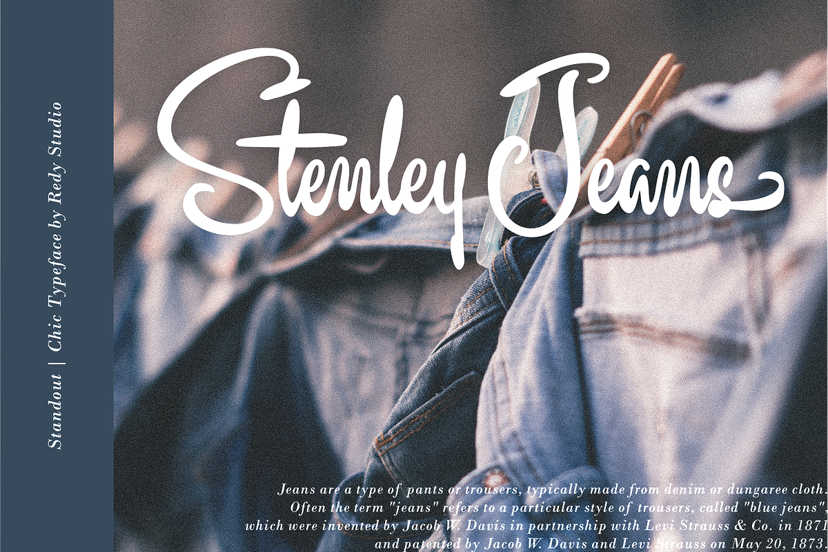 Standout – Chic Typeface, a Script Font by RedyStudio (Photo 6 of 13)