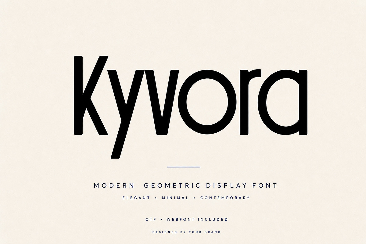 Kyvora – Modern Display Font, a Serif Font by Wow Magic (Photo 1 of 6)