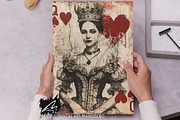 Whimsical Queen Playing Card Pages, a Person Illustration by Digital Art Mahdiseño (Thumbnail 7 of 10)