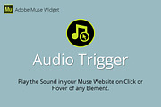 Audio Trigger Adobe Muse Widget, a Plug-in Add-On by MuseTemplatesPro (Thumbnail 1 of 2)