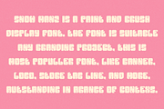Snow Manz - Groovy & Funky Font, a Sans Serif Font by QR Design Studio (Thumbnail 4 of 6)