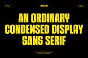 Milestar – Bold Condensed Sans Serif, a Sans Serif Font by Mbonster Design Studio (Thumbnail 2 of 19)