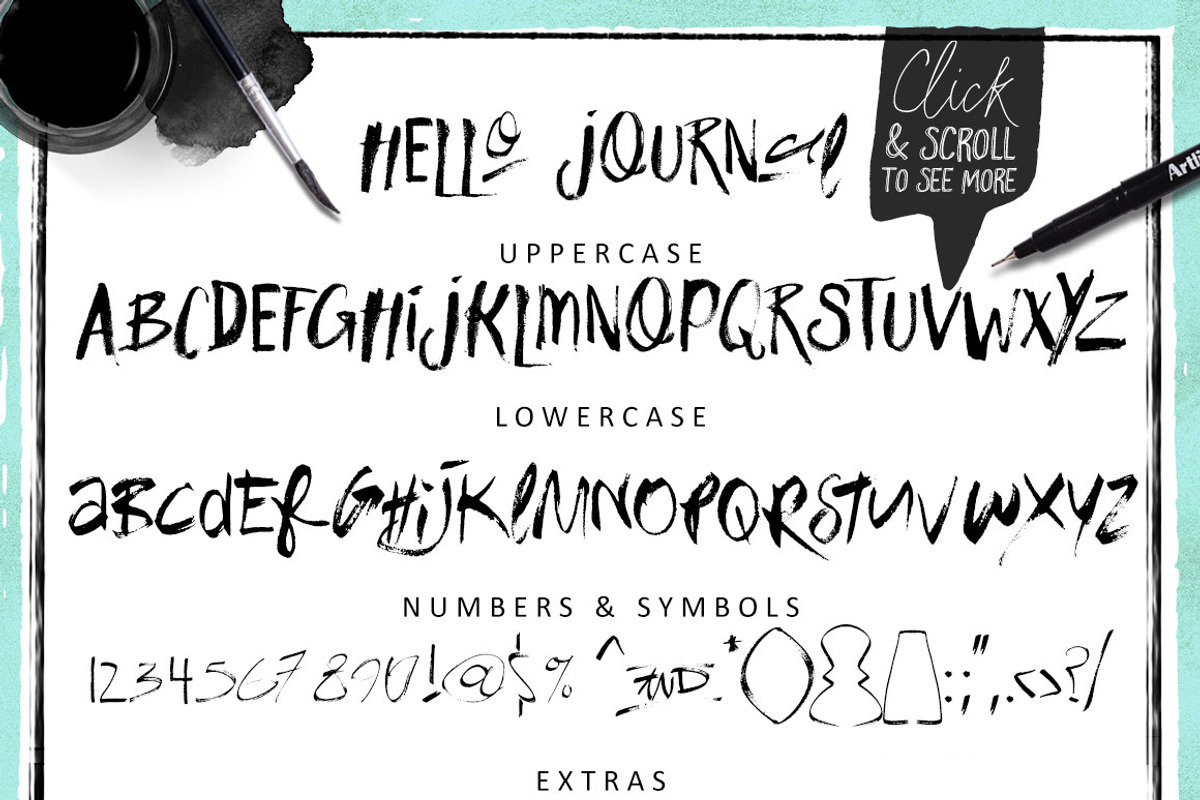 Bundle of Fonts 2 in 1 preview 4