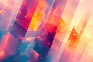 Abstract Glass Structures Network Co, a Background Photo by Pixeness Studio