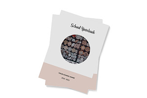School Yearbook, a Brochure Template by Incools Stokie