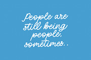 Blufcrowds Classic Script Font, a Script Font by Maulana Creative (Thumbnail 6 of 10)