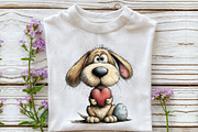Whimsical Easter Dog Clipart, an Illustration by OK Design (Thumbnail 5 of 6)