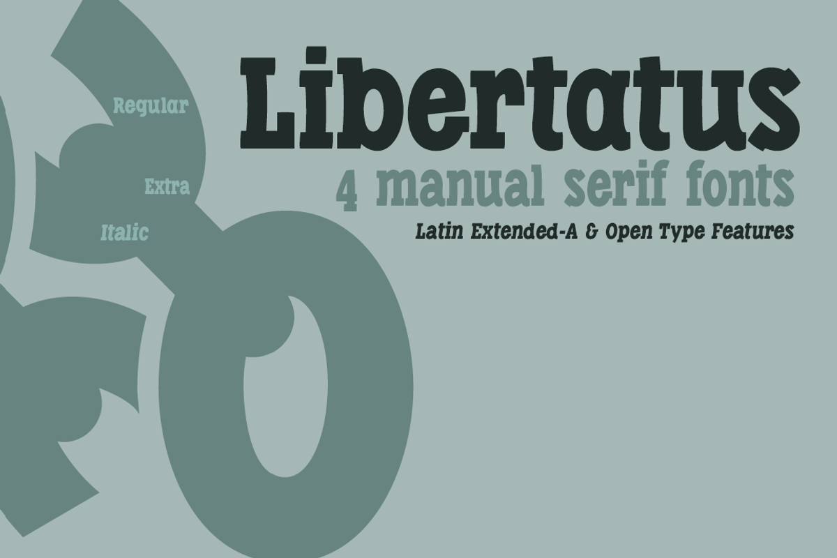 Libertatus fonts preview 4