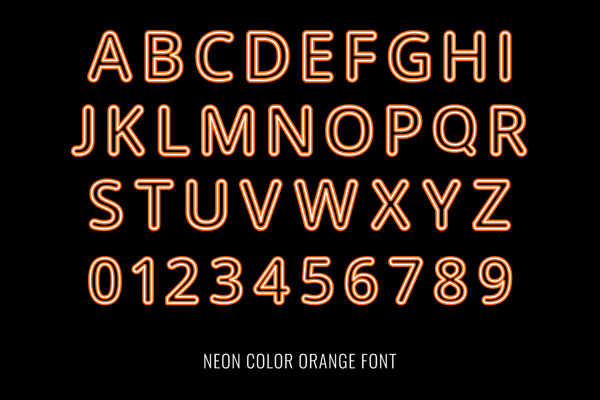 Neon Color Font family, a Symbol Font by Font Craft Studio (Photo 5 of 11)