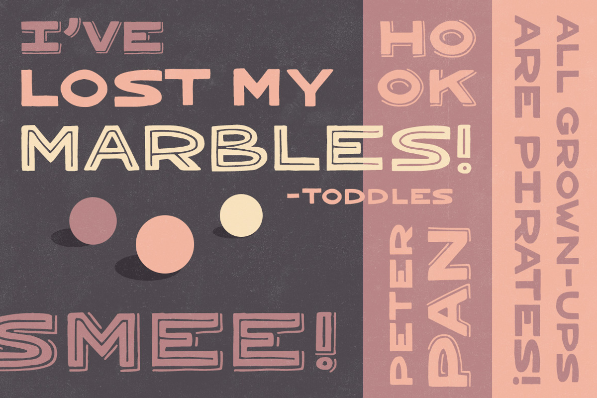 Bangarang 4 Font Family preview 3