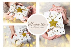 Magic time - set Christmas photos