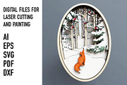 Woodland Shadow Box SVG Bundle, an Object Graphic by HelloWood (Thumbnail 4 of 4)