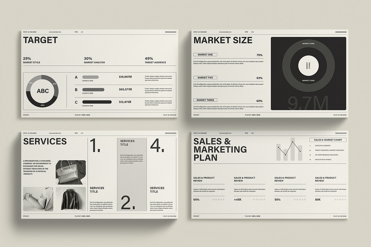 Business Plan Presentation Template, a Presentation Template by RedGiant (Photo 4 of 6)