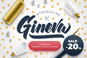 Gineva Script Font, a Script Font by kavoon (Thumbnail 1 of 6)