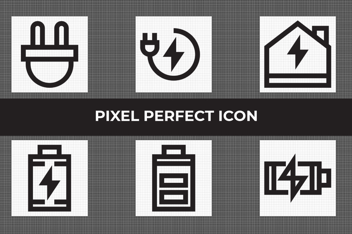 Energy Icons Set, an Outline Icon by Mightyfire (Photo 2 of 3)