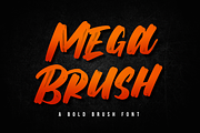 Mega Brush Font, a Handwritten Font by Fatmawati (Thumbnail 1 of 12)