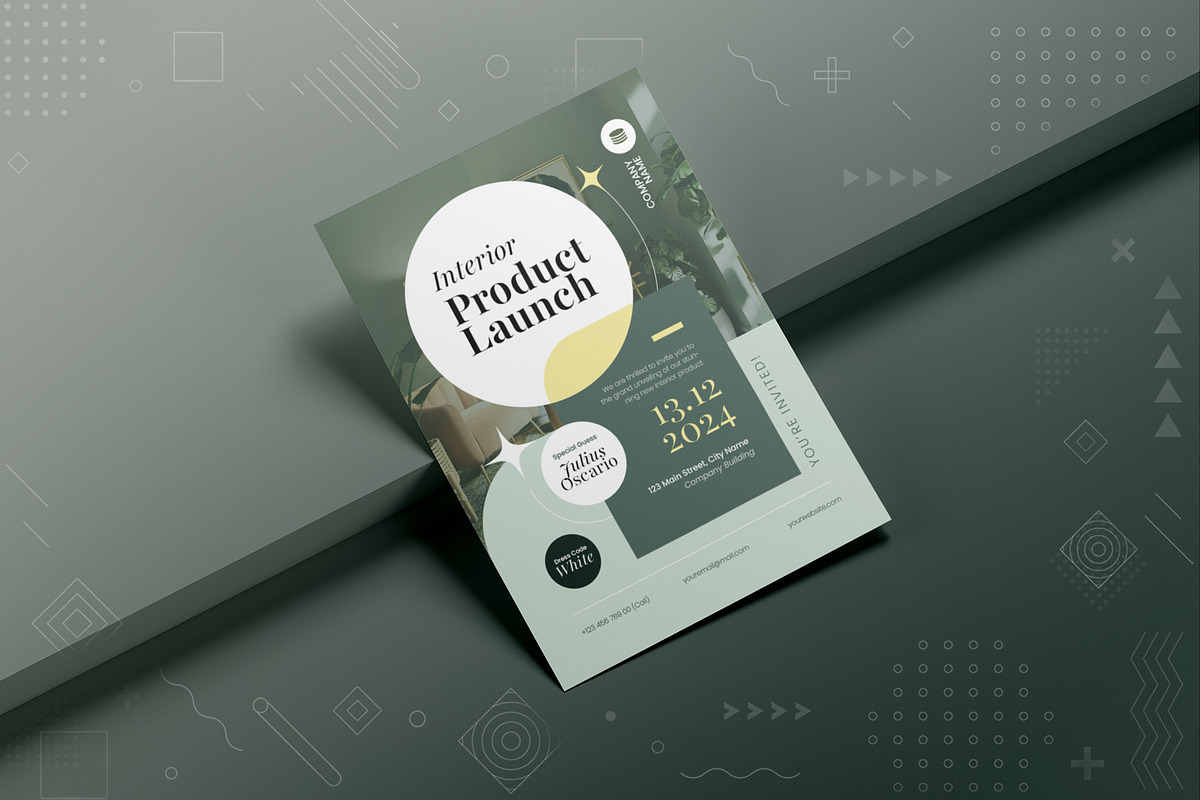 Interior Launch Event Invitation, an Invitation Template by Fannan Studio (Photo 2 of 2)