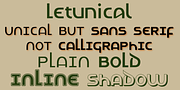 Letunical, a Sans Serif Font by Ingrimayne Type (Thumbnail 2 of 8)