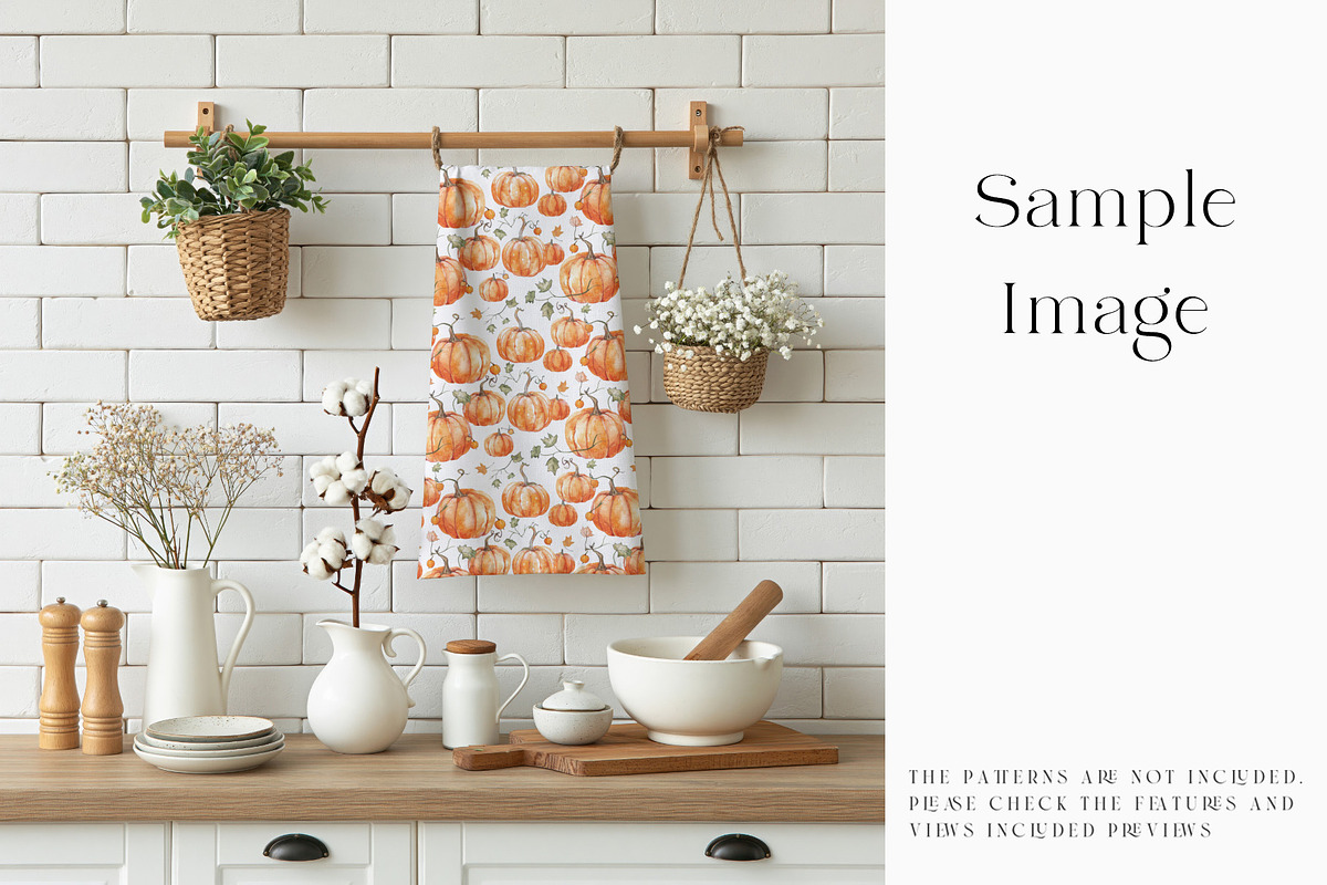 Kitchen Towel Mockups, a Household Mockup by mock-ups (Photo 11 of 15)
