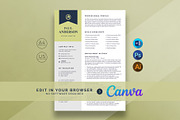 Resume, a Resume Template by DesignDevisers (Thumbnail 1 of 10)