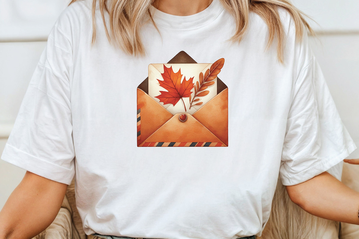 Burnt Orange Autumn Sublimation, an Illustration by CraftArtStudio (Photo 4 of 6)